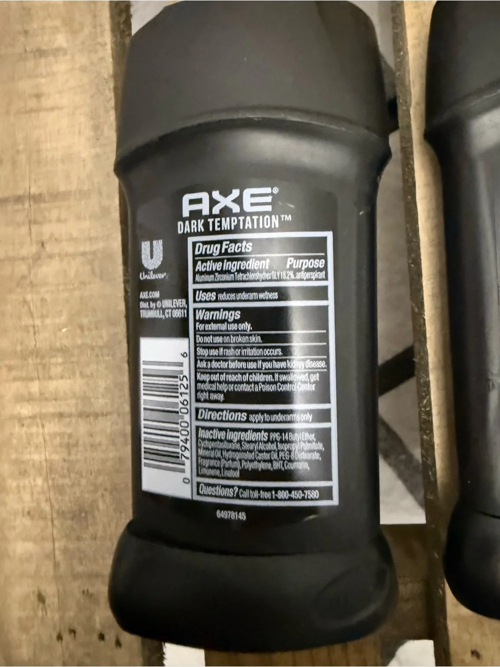 4-AXE Dark Temptation Antiperspirant Deodorant -